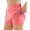 image:imageStelle Girls Athletic Shorts with Builtin Liner Zipper Pockets High Elastic Waist Running Shorts for Teen Youth GirlsAcoral