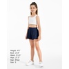 image:imageStelle Girls Athletic Shorts with Builtin Liner Zipper Pockets High Elastic Waist Running Shorts for Teen Youth GirlsNavy