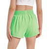 image:imageStelle Girls Athletic Shorts with Builtin Liner Zipper Pockets High Elastic Waist Running Shorts for Teen Youth GirlsNeon Green
