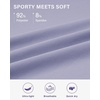 image:imageStelle Girls Athletic Shorts with Builtin Liner Zipper Pockets High Elastic Waist Running Shorts for Teen Youth GirlsPurple Haze