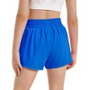 image:imageStelle Girls Athletic Shorts with Builtin Liner Zipper Pockets High Elastic Waist Running Shorts for Teen Youth GirlsSapphire