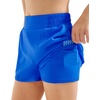 image:imageStelle Girls Athletic Shorts with Builtin Liner Zipper Pockets High Elastic Waist Running Shorts for Teen Youth GirlsSapphire