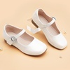 image:imageStelle Girls Dress Shoes Mary Jane Ballet Flats Flower School Shoes for Wedding Party ToddlerLittleBig KidOffwhite