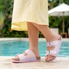 image:imageStelle Girls Sandals Kids Slide Summer Shoes Slip on Slippers with Adjustable StrapsRainbow