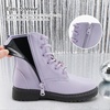 image:imageStelle Kids Boots Toddler Girl Boots DIY Combat Ankle Boots Side ZipperLilac