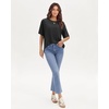 image:imageStelle Non See Through Oversized T Shirts Women Crew Neck Short Sleeve Summer Tops Soft Basic Tee ShirtCharcoal