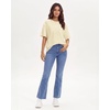 image:imageStelle Non See Through Oversized T Shirts Women Crew Neck Short Sleeve Summer Tops Soft Basic Tee ShirtCreme
