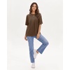 image:imageStelle Non See Through Oversized T Shirts Women Crew Neck Short Sleeve Summer Tops Soft Basic Tee ShirtMocha