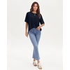 image:imageStelle Non See Through Oversized T Shirts Women Crew Neck Short Sleeve Summer Tops Soft Basic Tee ShirtNavy