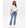 image:imageStelle Non See Through Oversized T Shirts Women Crew Neck Short Sleeve Summer Tops Soft Basic Tee ShirtWhite