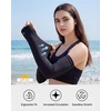 image:imageStelle Sun Protection Cooling Arm Sleeves with Thumb Holes Golf Sport UV Arm Covers Gardening OutdoorBlack
