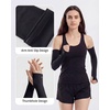image:imageStelle Sun Protection Cooling Arm Sleeves with Thumb Holes Golf Sport UV Arm Covers Gardening OutdoorBlack