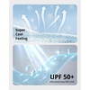 image:imageStelle Sun Protection Cooling Arm Sleeves with Thumb Holes Golf Sport UV Arm Covers Gardening OutdoorLight Blue