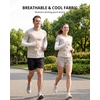 image:imageStelle Sun Protection Cooling Arm Sleeves with Thumb Holes Golf Sport UV Arm Covers Gardening OutdoorWhite
