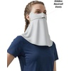 image:imageStelle UV Protection Face Cover Breathable Cooling Neck Coverage Gaiter Scarf Summer Outdoor ActivitiesLight Grey