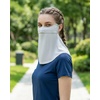 image:imageStelle UV Protection Face Cover Breathable Cooling Neck Coverage Gaiter Scarf Summer Outdoor ActivitiesLight Grey