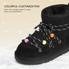 image:imageStelle Winter Boots for Girls Kids Snow Warm Faux Fur Cute Boots for ToddlerLittleBig KidBlack