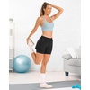 image:imageStelle Women 2 in 1 Running Shorts High Waisted Athletic Shorts Gym Workout Shorts with Liner Zipper PocketsBlack