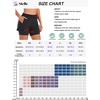 image:imageStelle Women 2 in 1 Running Shorts High Waisted Athletic Shorts Gym Workout Shorts with Liner Zipper PocketsBlack