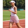 image:imageStelle Women 2 in 1 Running Shorts High Waisted Athletic Shorts Gym Workout Shorts with Liner Zipper PocketsPink