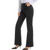 image:imageStelle Women 2830 32 Bootcut Dress Pants Business Casual Work Pants with Pockets Pull On Regular Slacks for OfficeBlack