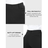image:imageStelle Women 2830 32 Bootcut Dress Pants Business Casual Work Pants with Pockets Pull On Regular Slacks for OfficeBlack