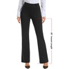 image:imageStelle Women 2830 32 Bootcut Dress Pants Business Casual Work Pants with Pockets Pull On Regular Slacks for OfficeBlack