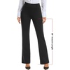 image:imageStelle Women 2830 32 Bootcut Dress Pants Business Casual Work Pants with Pockets Pull On Regular Slacks for OfficeBlack