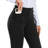 image:imageStelle Women 2830 32 Bootcut Dress Pants Business Casual Work Pants with Pockets Pull On Regular Slacks for OfficeBlack