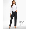image:imageStelle Women Dress Pants Business Casual Straight Leg 30 Stretch Work Pants Pull On Regular Slacks with 4 PocketsBlack