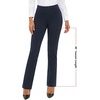 image:imageStelle Women Dress Pants Business Casual Straight Leg 30 Stretch Work Pants Pull On Regular Slacks with 4 PocketsNavy