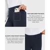 image:imageStelle Women Dress Pants Business Casual Straight Leg 30 Stretch Work Pants Pull On Regular Slacks with 4 PocketsNavy