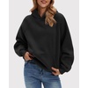 image:imageStelle Women Hoodies Oversized Fleece Long Sleeve Comfy Casual Pullover Sweatshirts 2026 Winter Fall OutfitsBlack