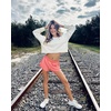 image:imageStelle Womens 2 in 1 Running Shorts Athletic Workout Gym Shorts High Waisted Shorts with Liner Zipper PocketsCoral