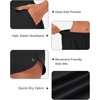 image:imageStelle Womens 3 Running Shorts Mesh Liner High Waisted Workout Shorts Quick Dry Dolphin Athletic Shorts with PocketsBlack