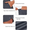 image:imageStelle Womens 3 Running Shorts Mesh Liner High Waisted Workout Shorts Quick Dry Dolphin Athletic Shorts with PocketsGrey