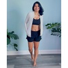 image:imageStelle Womens 3 Running Shorts Mesh Liner High Waisted Workout Shorts Quick Dry Dolphin Athletic Shorts with PocketsNavy1