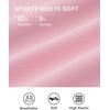 image:imageStelle Womens 3 Running Shorts Mesh Liner High Waisted Workout Shorts Quick Dry Dolphin Athletic Shorts with PocketsPink