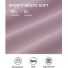 image:imageStelle Womens 3 Running Shorts Mesh Liner High Waisted Workout Shorts Quick Dry Dolphin Athletic Shorts with PocketsPurple