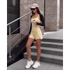 image:imageStelle Womens Athletic Bolero Shrug Long Sleeve Yoga Cover Arm Shoulder Open Front Workout Cardigan with ThumbholesBlack