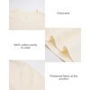 image:imageStelle Womens Cotton TShirts Crewneck Short Sleeve Basic Tees Summer Casual Solid Crop TopsCreme