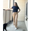 image:imageStelle Womens Cotton TShirts Crewneck Short Sleeve Basic Tees Summer Casual Solid Crop TopsNavy