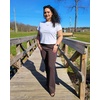 image:imageStelle Womens Cotton TShirts Crewneck Short Sleeve Basic Tees Summer Casual Solid Crop TopsWhite