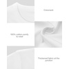 image:imageStelle Womens Cotton TShirts Crewneck Short Sleeve Basic Tees Summer Casual Solid Crop TopsWhite