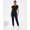 image:imageStelle Womens Modal Soft Crewneck Short Sleeve T Shirts Summer Casual Basic Tops TeesBlack