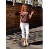 image:imageStelle Womens Modal Soft T Shirts Short Sleeve V Neck Basic Tee Casual Loose Fit Tops Lightweight Soft Summer Outfits ClothesCocoa
