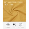 image:imageStelle Womens Modal Soft T Shirts Short Sleeve V Neck Basic Tee Casual Loose Fit Tops Lightweight Soft Summer Outfits ClothesMustard