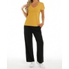 image:imageStelle Womens Modal Soft T Shirts Short Sleeve V Neck Basic Tee Casual Loose Fit Tops Lightweight Soft Summer Outfits ClothesMustard
