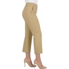 image:imageStelle Womens Pull On Capri Pants with Pockets Business Work Casual PantsDune