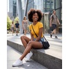 image:imageStelle Womens Short Sleeve Crop Tops Crewneck Basic T Shirts Cute Going Out Baby TeeSun Ray
